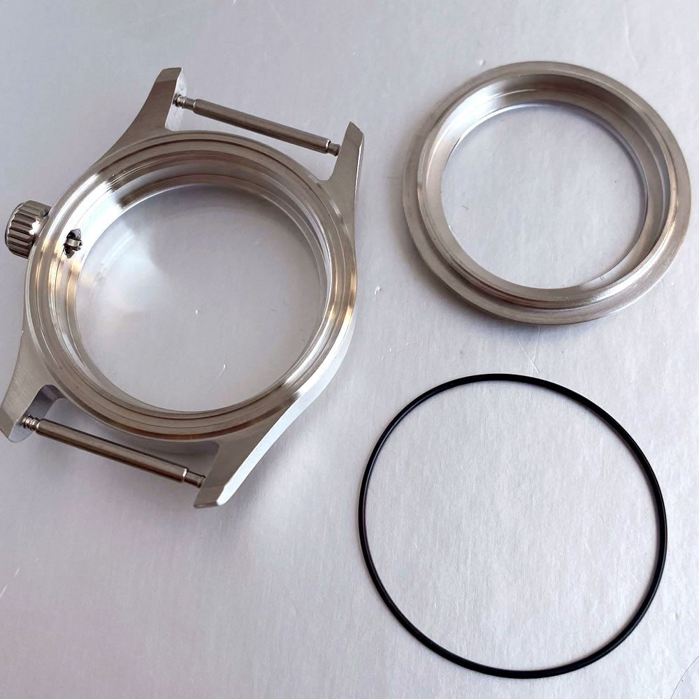 20ATM Titanium/Stainless steel 36mm Pilot Sapphire Watch Case For NH35 ETA2824