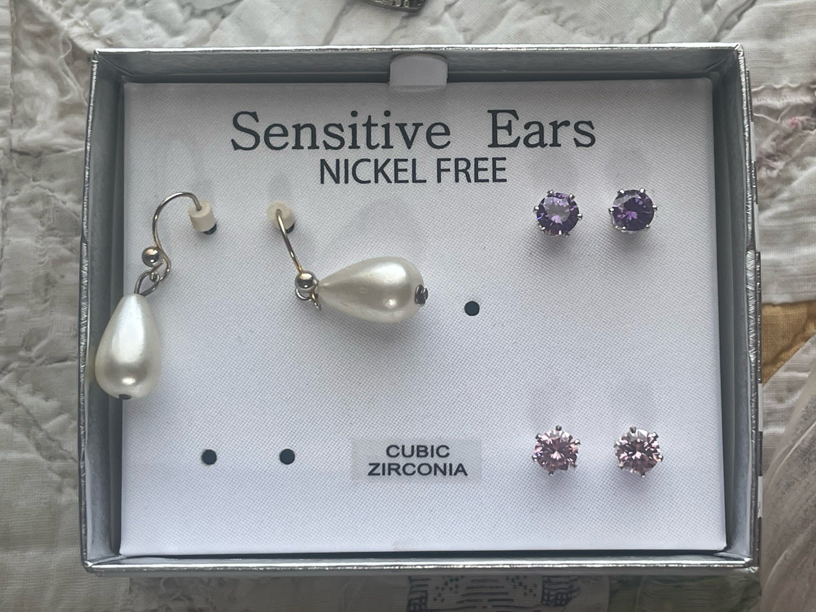 EARRINGS LOT DANGLE DROP HOOP STUD RHINESTONE