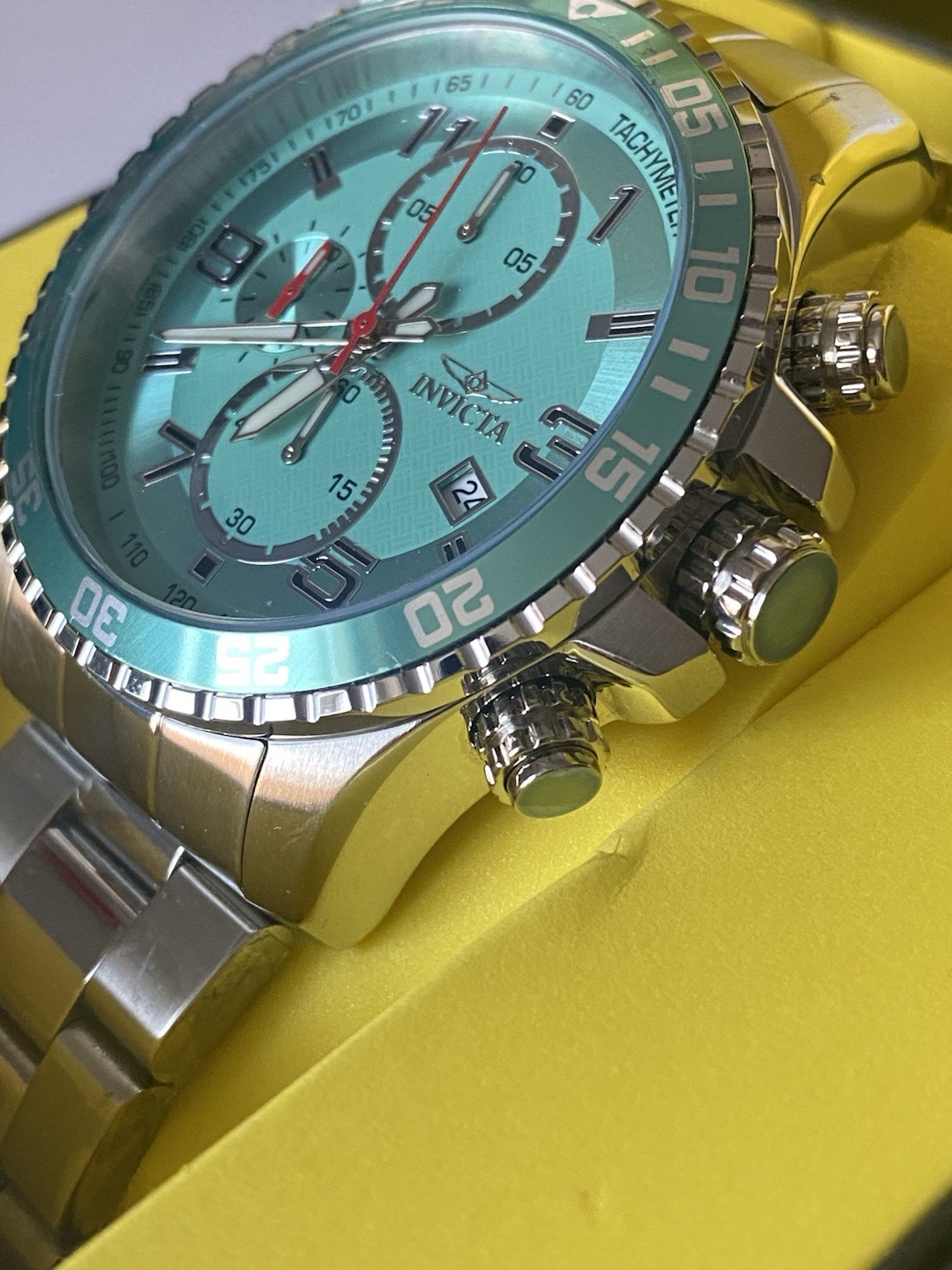 Brand New Invicta Specialty Mach Gala Men’s Watch 48mm Steel (69820) TachyMeter