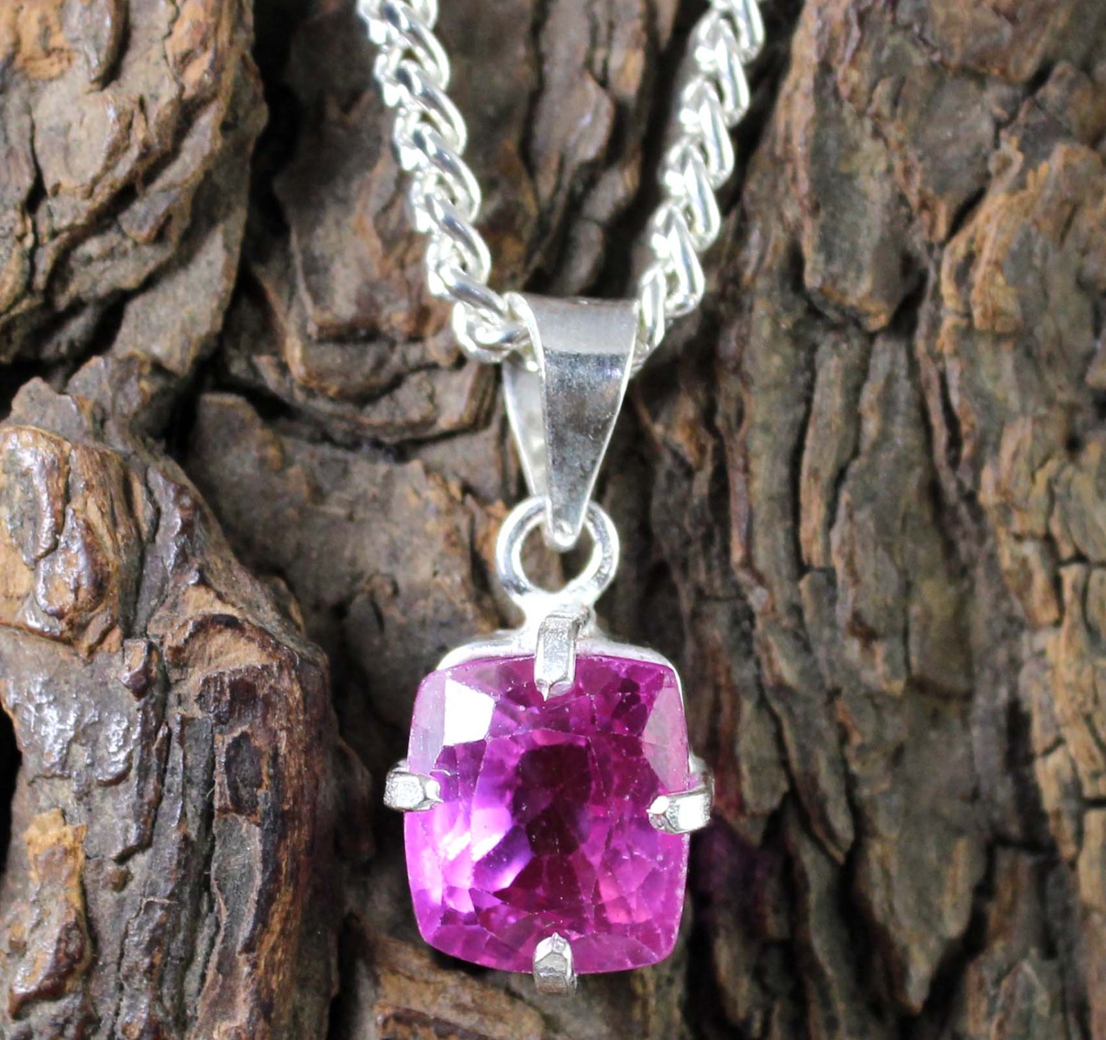 13.20 Ct Natural Cushion Cut Pink Morganite Gemstone Certified Pendant See Video
