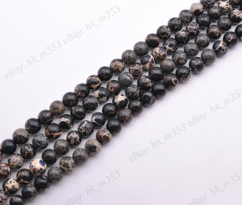 Wholesale Natural Gemstone Round Spacer Loose Beads 4MM 6MM 8MM 10MM 12MM