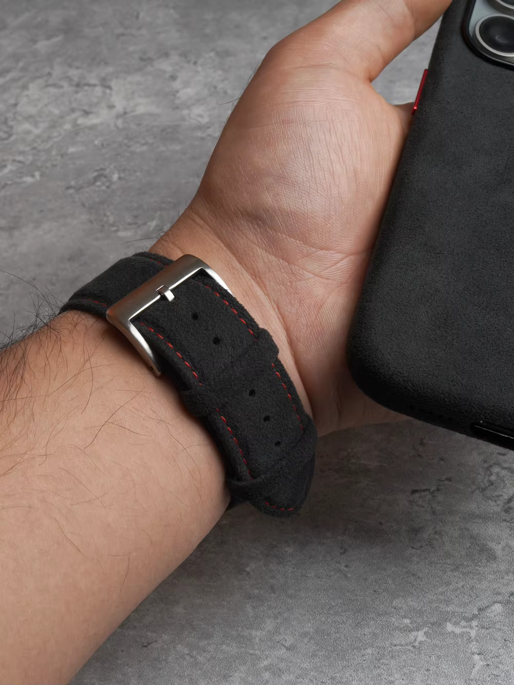 Alcantara Apple Watch Strap Suede Leather for Ultra 2 Band 46mm 45mm 44mm