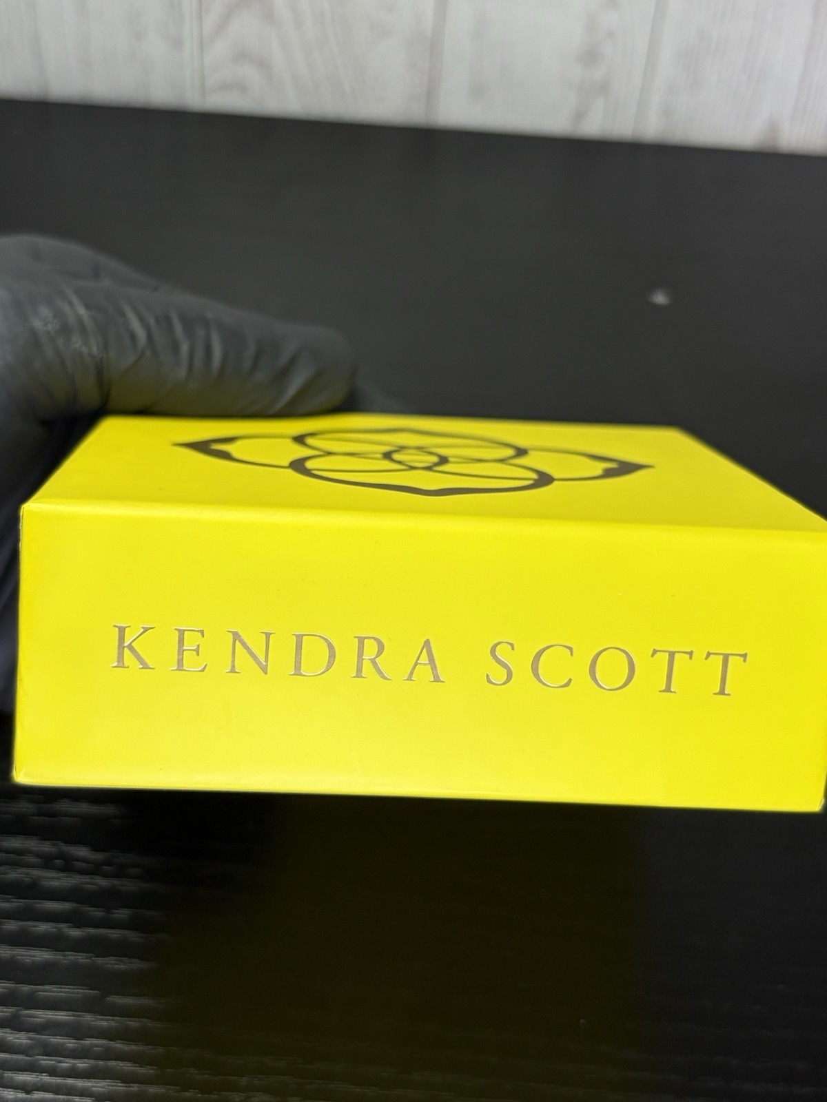 Kendra Scott Gold Plated Oval Goldstone Football Pendant Necklace Charm