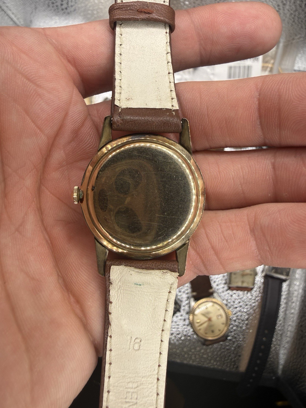 Wittnauer Vintage 1950s Manual Wind Roman Small Seconds Silver Dial