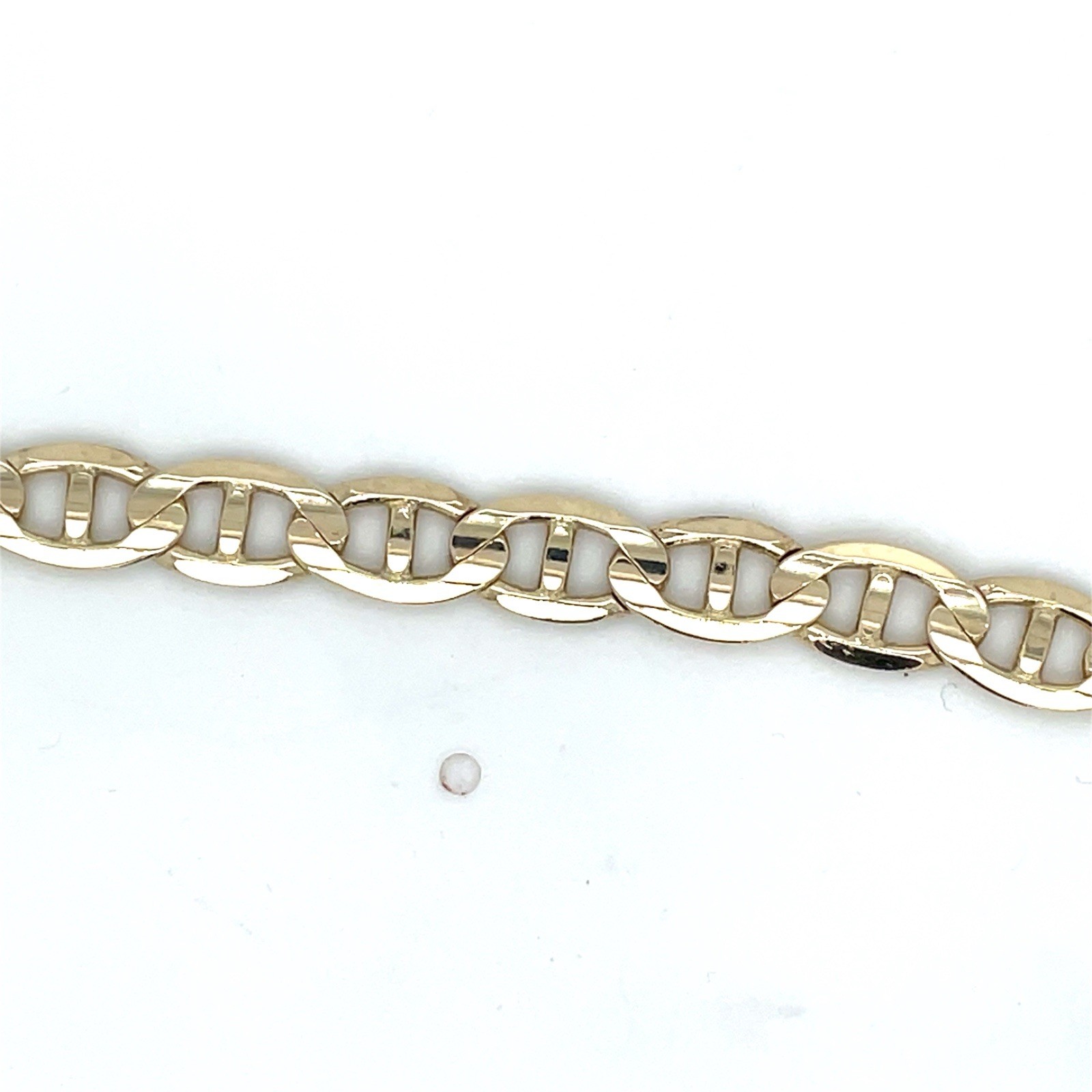 10K Yellow Gold Mariner Anchor 6mm Wide Bracelet 8 1/4 – 9.8 Grams