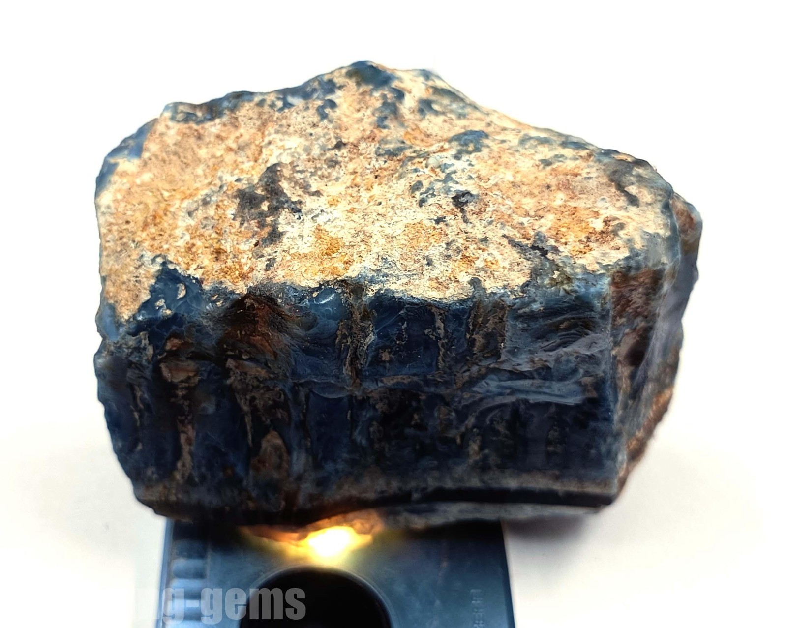 Rare 719.5Ct Natural Sky-Blue Opal Uncut Rough IGL Certified Loose Gemstone 5DNC