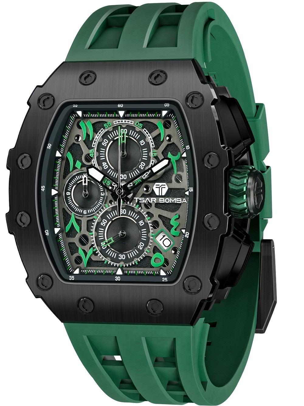 Tsar Bomba TB8204QA-06 Mens Watch Elemental Chronograph 44mm 5ATM