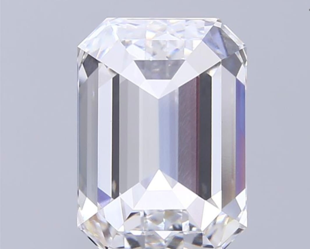 1.39 Ct Emerald Cut IGI Certified Lab Grown CVD Diamond E Color VS1 Clarity #2
