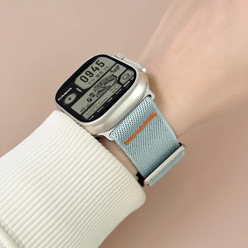 Nylon Strap Band For Apple Watch iWatch Series 10 9 8 7 6 5 SE Ultra 2 38mm-49mm