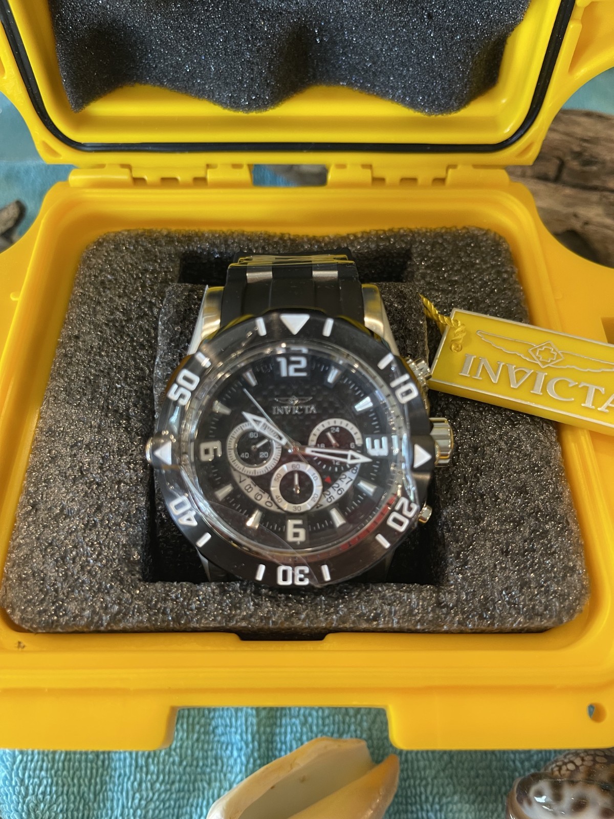 Invicta Pro Diver SCUBA 23696 Men’s 50mm Black Dial Watch New Box & Tags