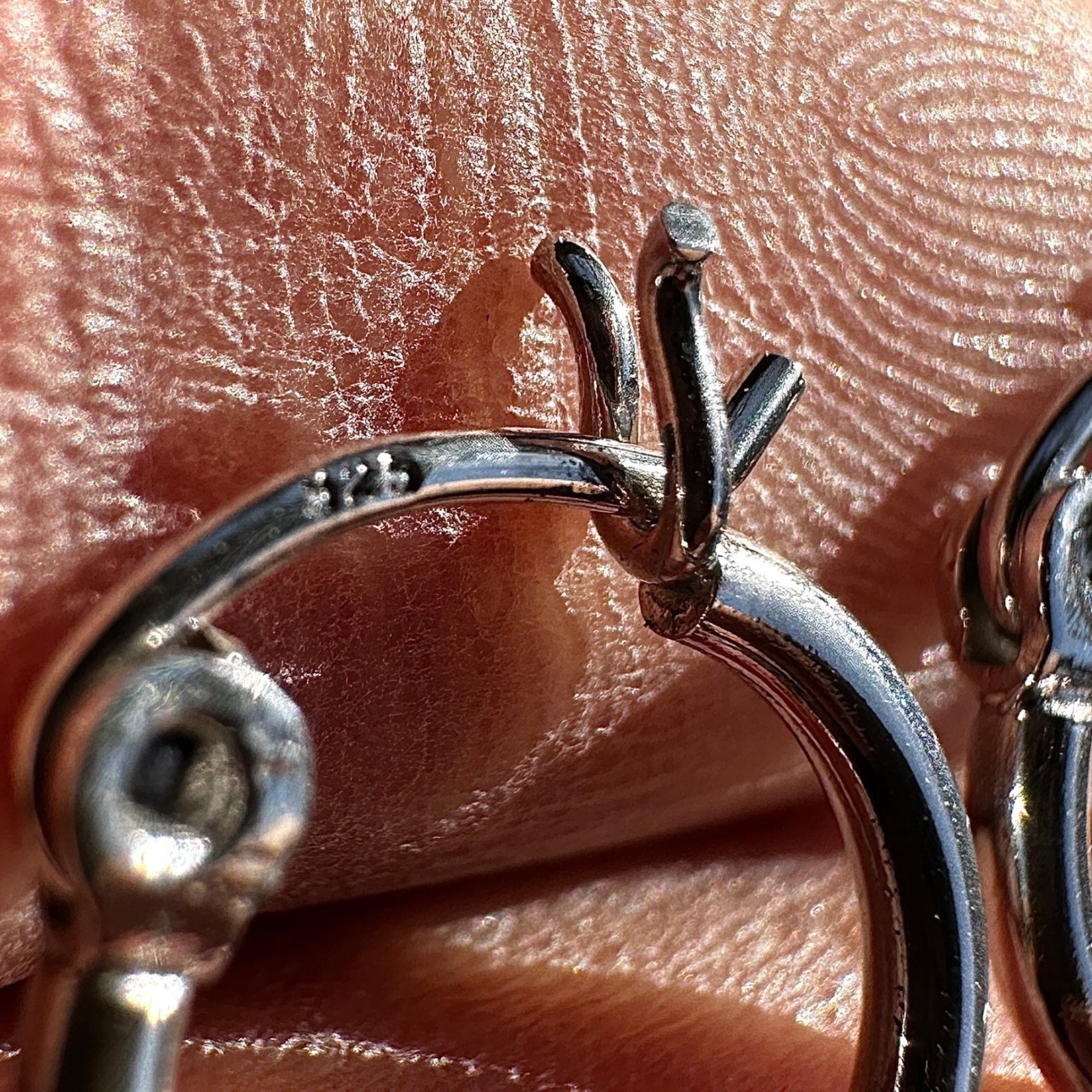 Sterling Silver Hoop Earrings 12mm Round Hoops Latch Back