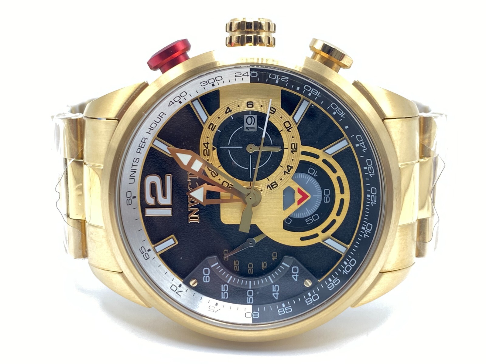 INVICTA WATCH Aviator 39661 46mm VD53 Quartz 3 Year Warranty NO BOX