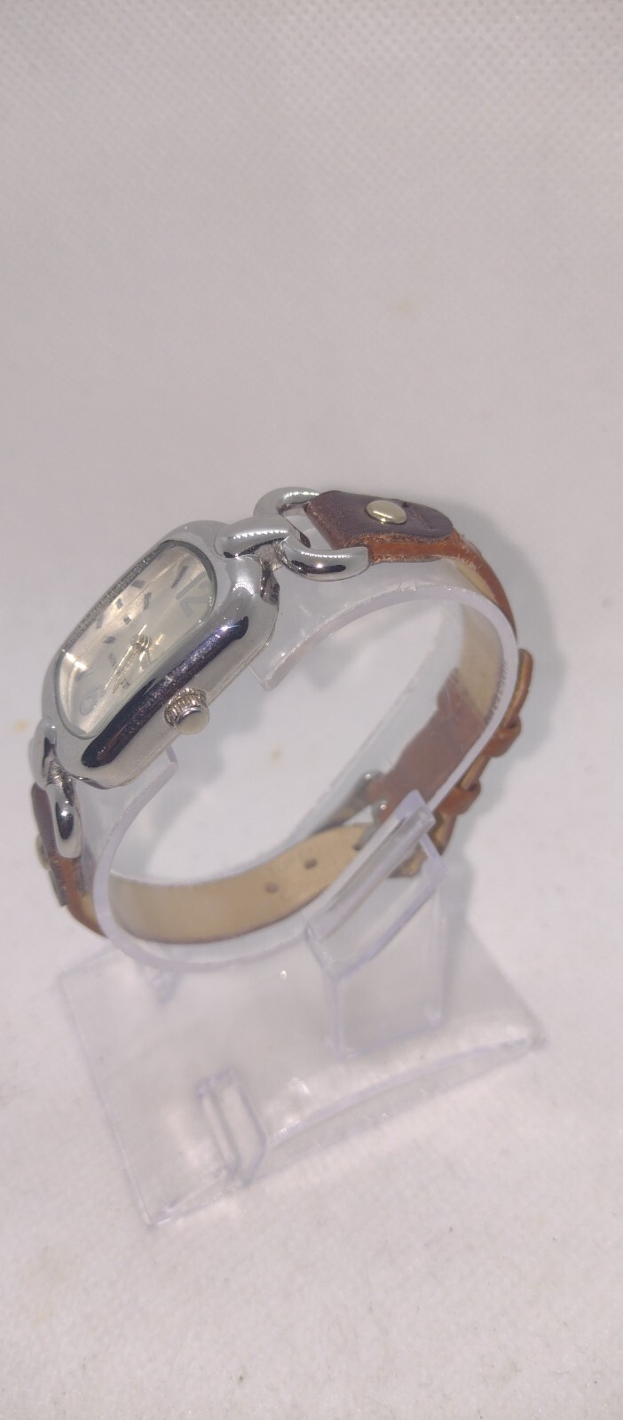 Nine West Watch Brown leather Strap Women girls female Y121E