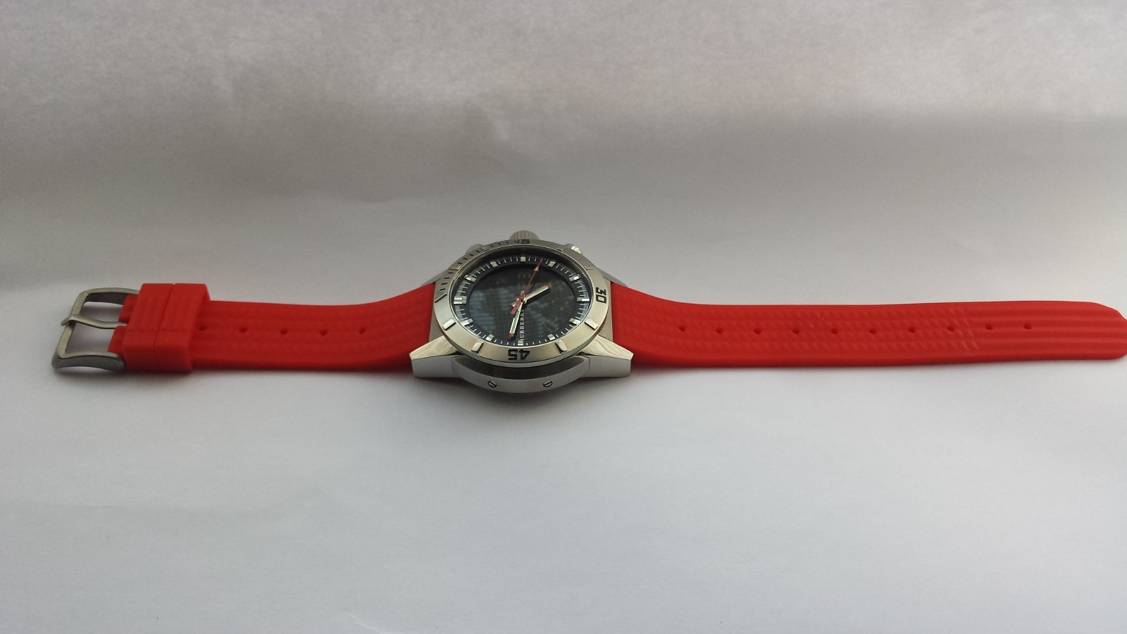 MENS BURBERRY BU7404 Analog-Digital Multi-Function Gents Swiss Made Watch Boxed