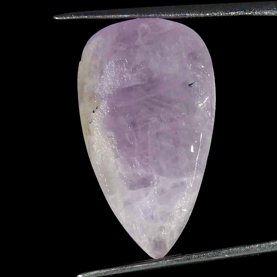 20.50Cts Natural Kunzite Pear Cabochon Loose Gemstone 14x25x6mm