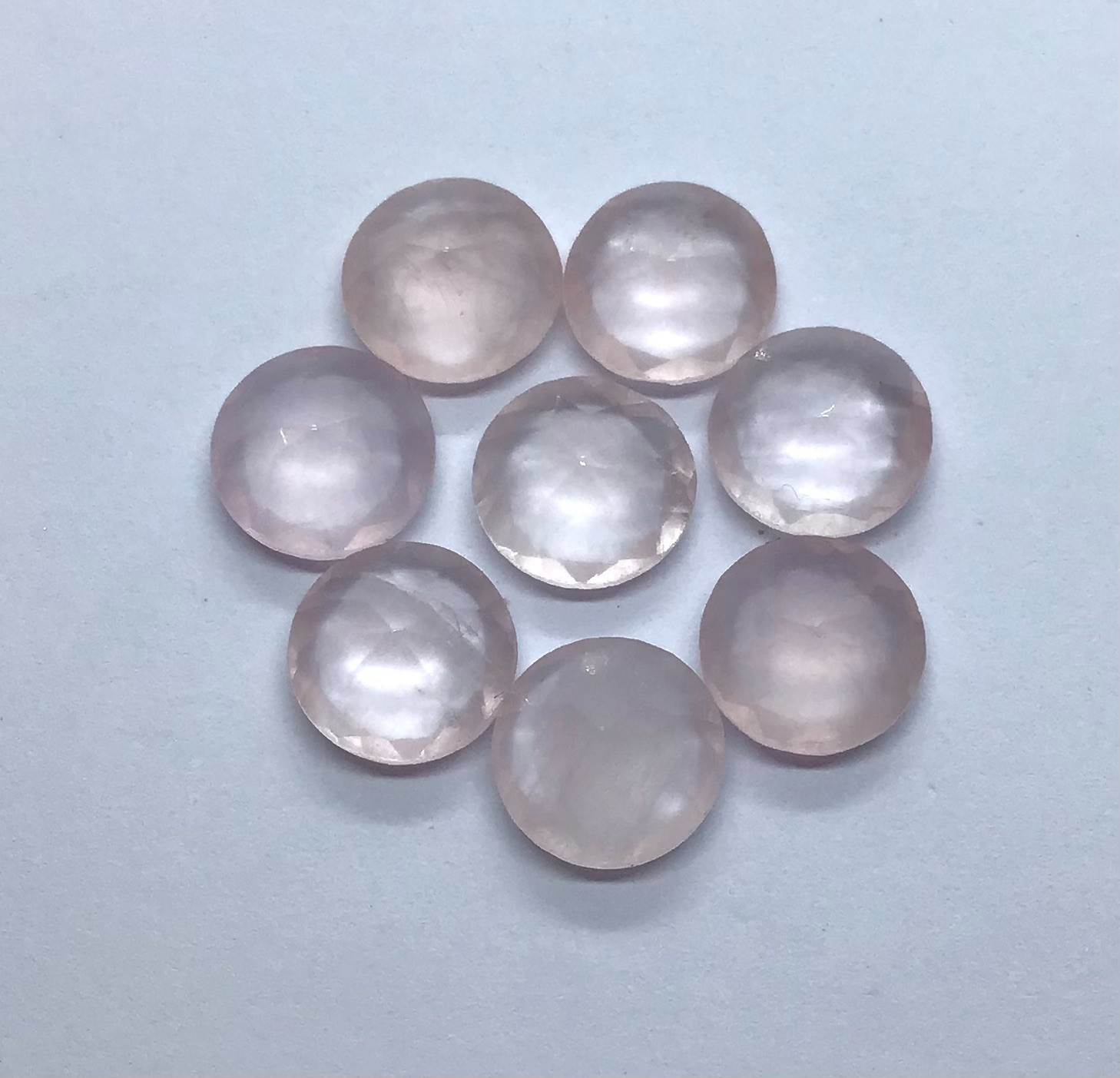 Natural Round Cut Rose Quartz AAA Loose Gemstone For Making All Type Jewelry