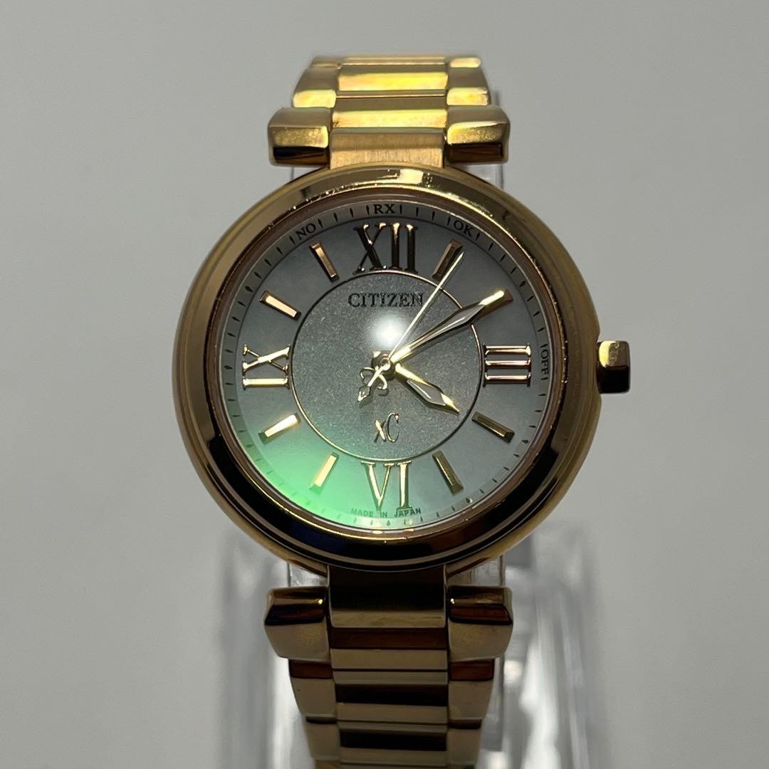 Citizen xC Solar Dress Watch Womens Pink Gold Tone 14cm/5.5in Wristwatch