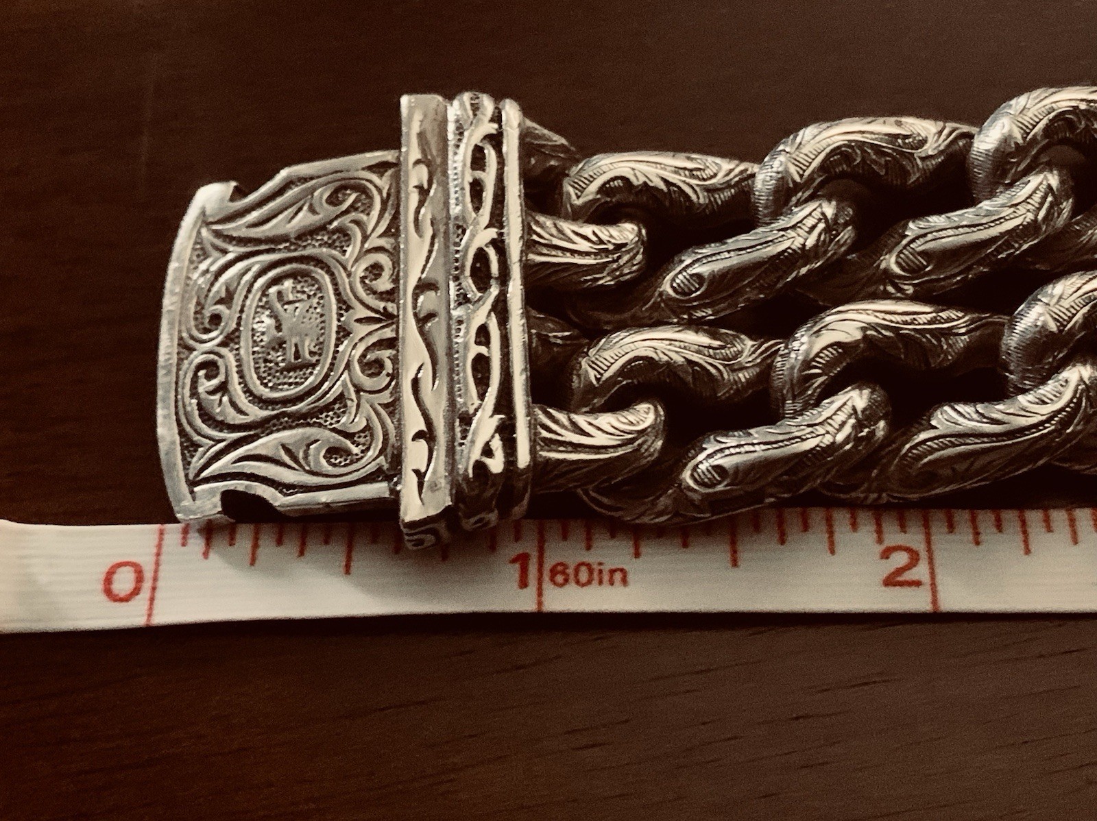 RARE Scott Kay UNKAGED 18K/Sterling Silver MASTERPIECE Gold Cross Bracelet 8”