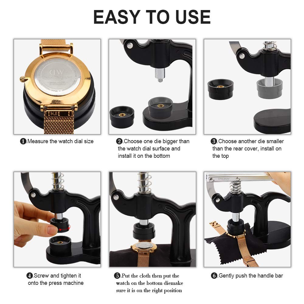 Watch Press Tool Set, Repair Kit Professional with SET, Set