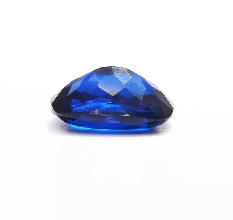 Natural 7.65 Ct Blue Sapphire Cushion Cut Certified Flawless Rare Loose Gemstone