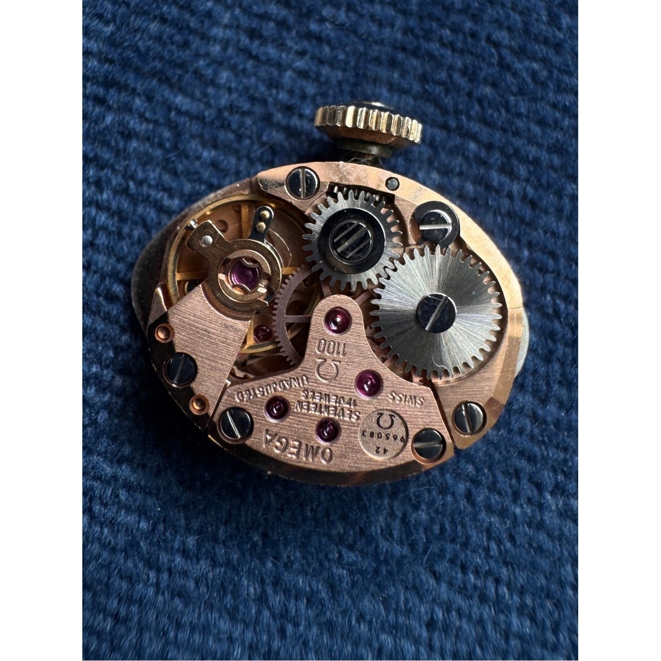 Vintage OMEGA 17 Jewels 1OK gold-filled Manual Wind Cocktail Watch