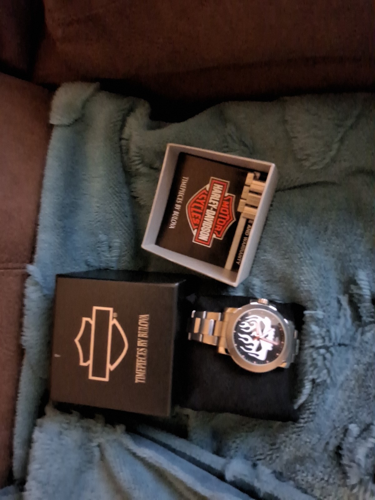 Invicta Two-Tone Stainless Steel Quartz Eagle Dial Watch Harley-Davidson