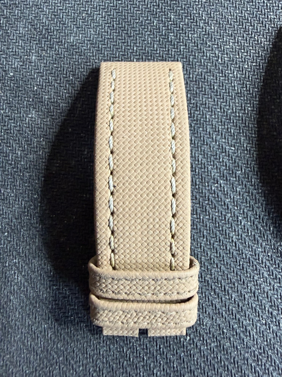 Breitling OEM 522X Beige military calfskin leather strap – 22 MM 22/20