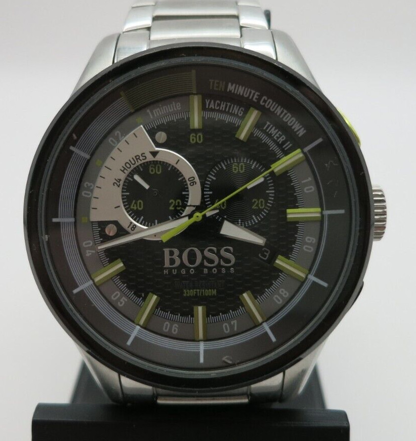 Hugo Boss Yachting Timer II Stainless Steel Watch – 1513336 / HB.277.1.34.2873