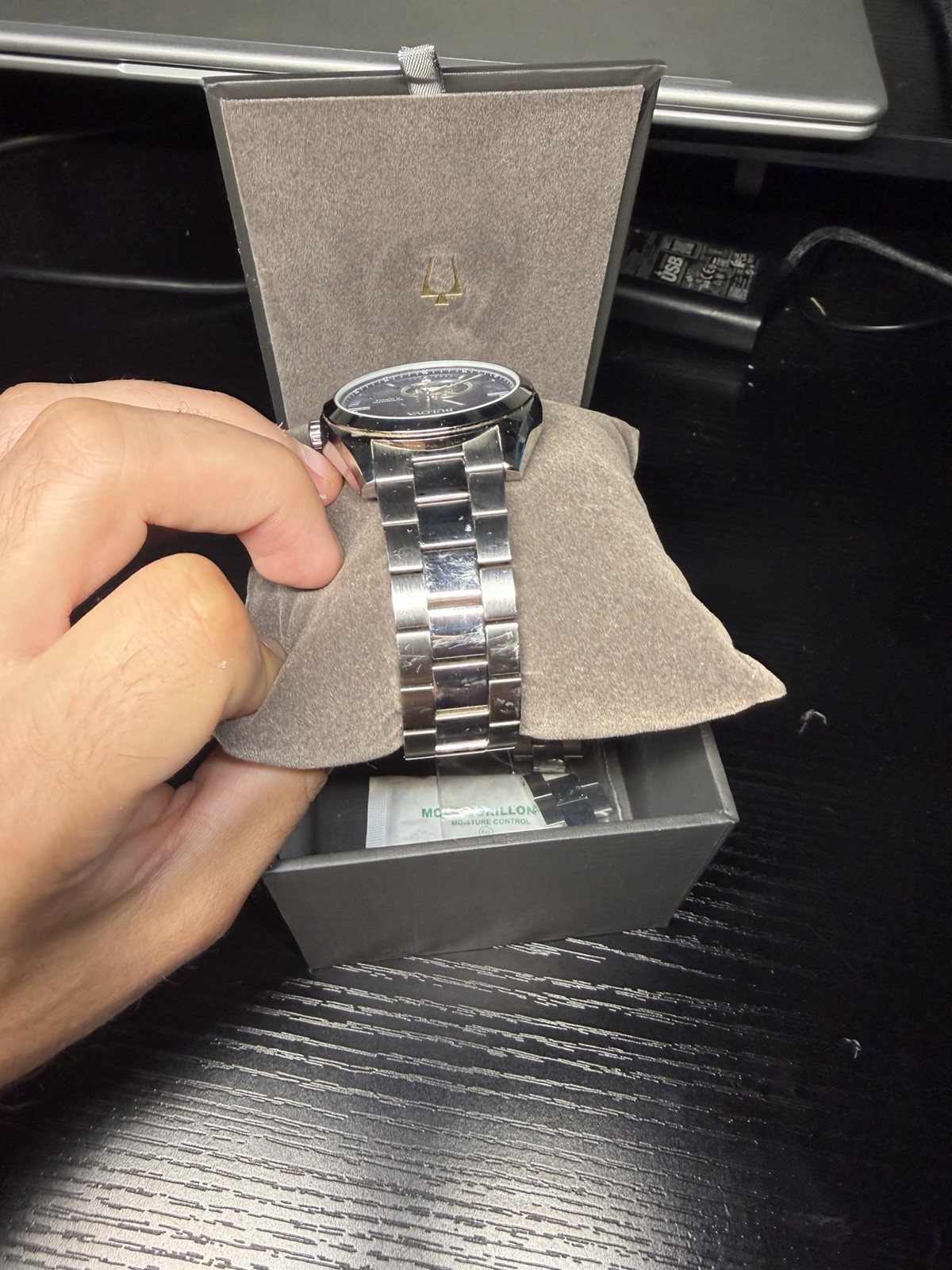 Bulova Surveyor Automatic Open Heart (Model: 96A275)