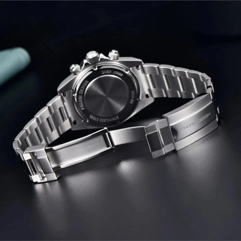 Pagani Design PD-1727 Sky Blue Chronograph Stainless Steel Automatic Men’s Watch