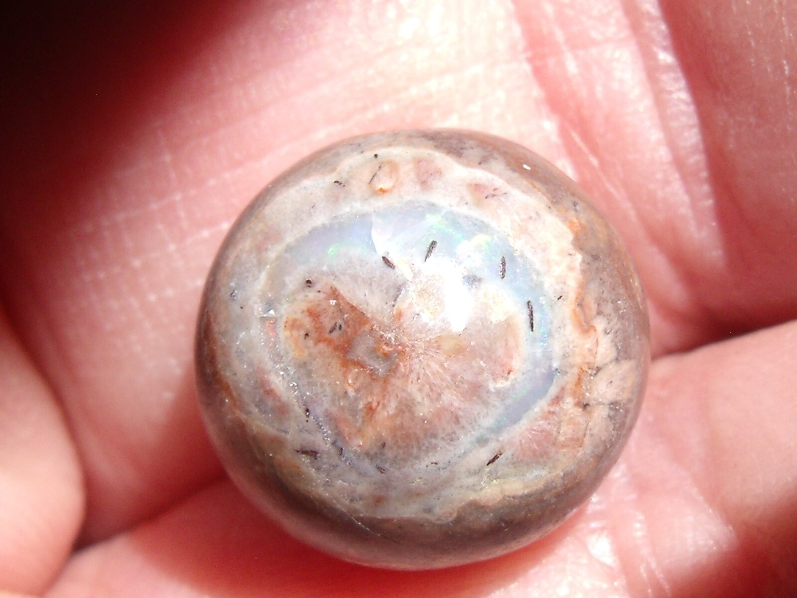 13.11 Ct. Mexican Cantera fire opal bead