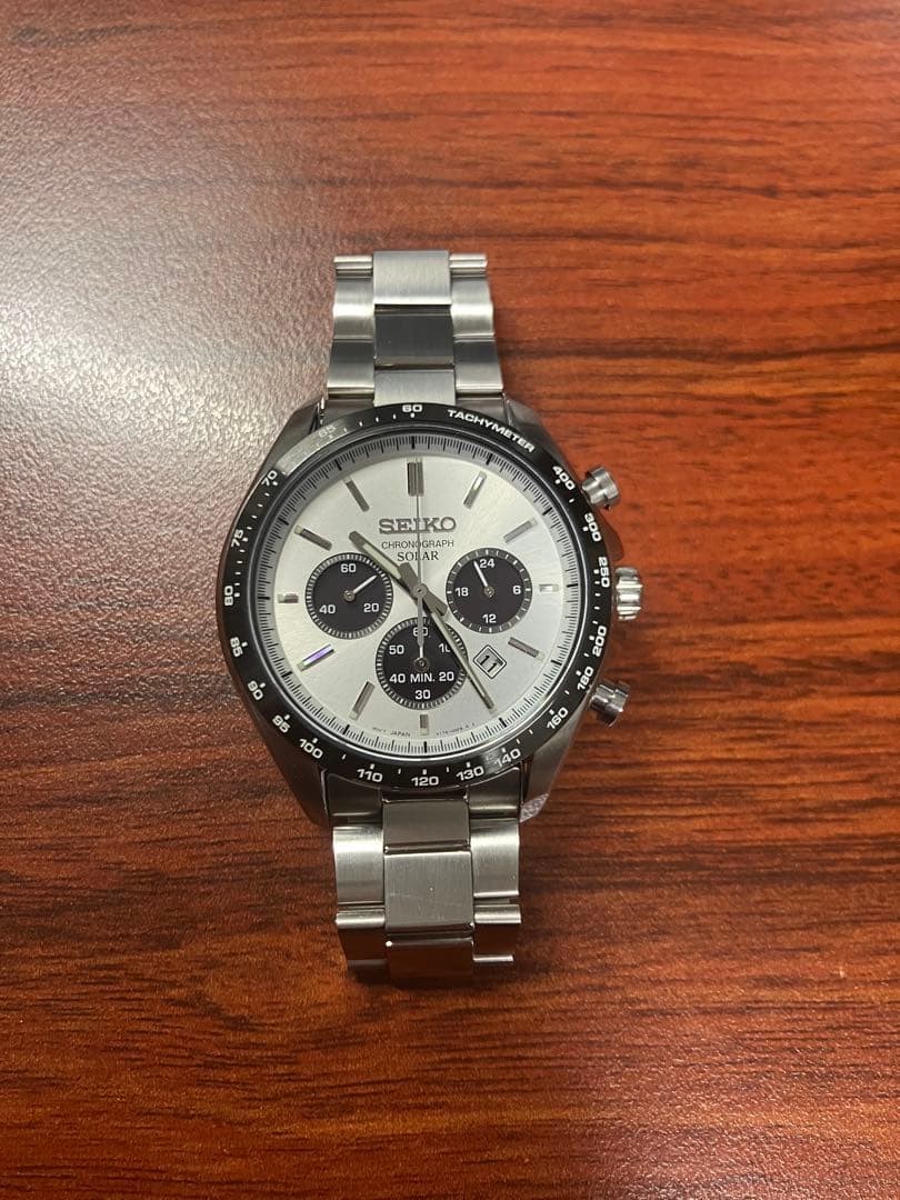 Seiko Selection Solar Chronograph SBPY165 White Limited