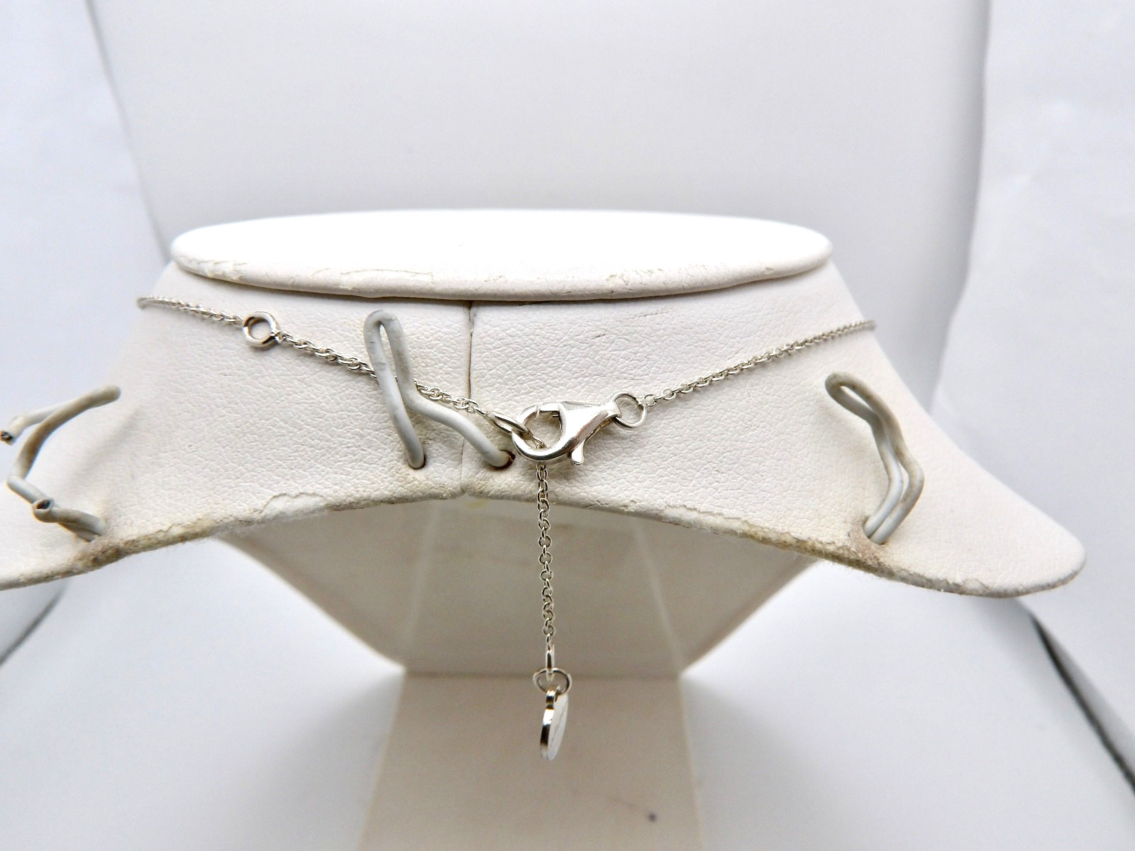Stella Dot Sterling Silver Round Disc Charm Pendant Necklace 15-18in Engravable