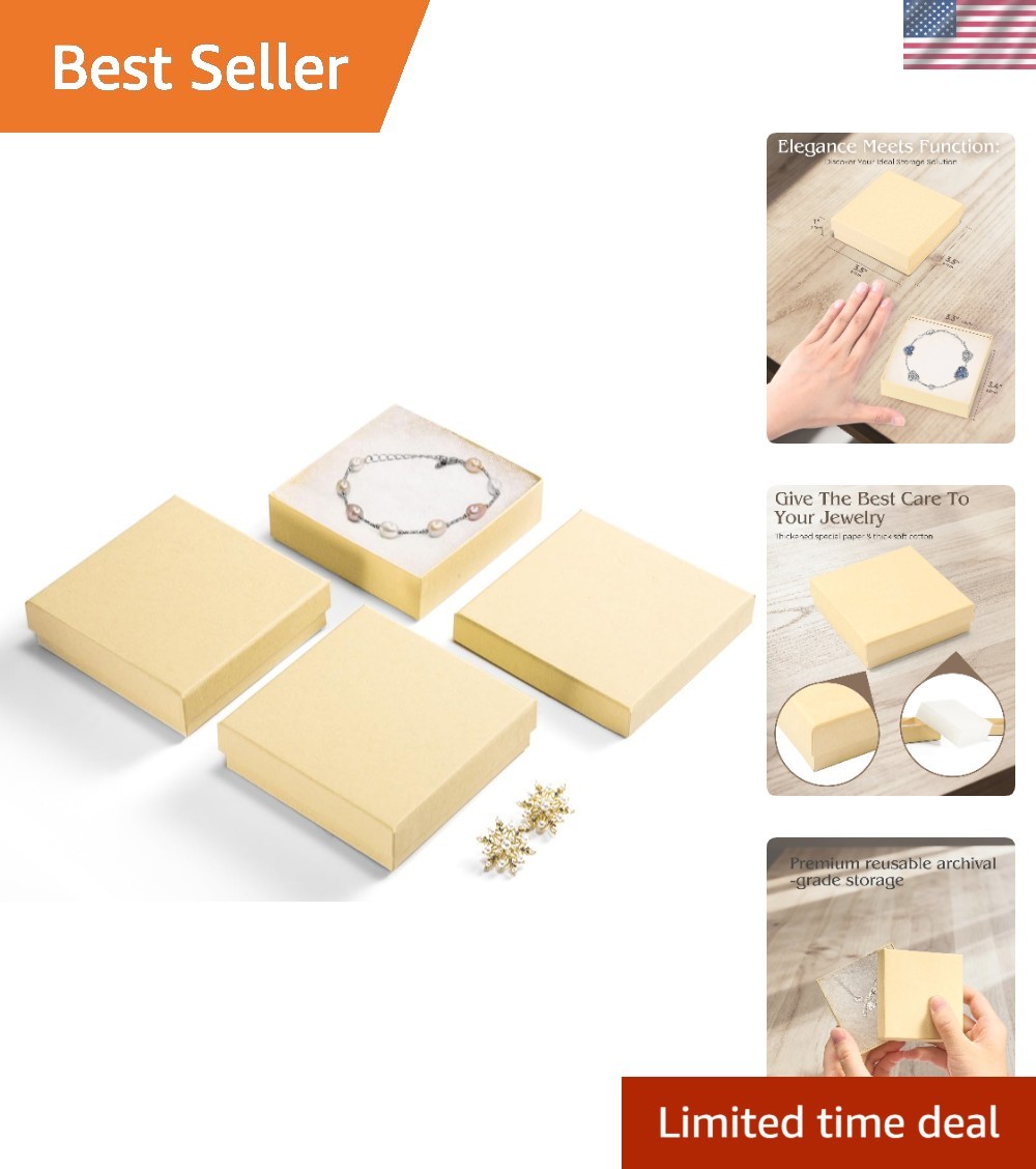 Versatile Jewelry Gift Boxes with Cotton Lining – Perfect for Any Occasion
