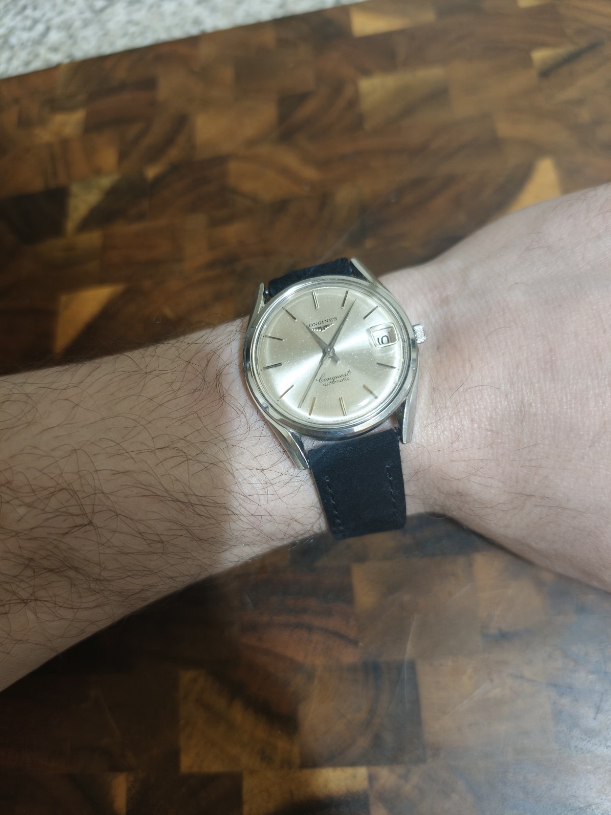 1970 Vintage Longines Conquest Automatic – Fresh Professional Service – Stunning