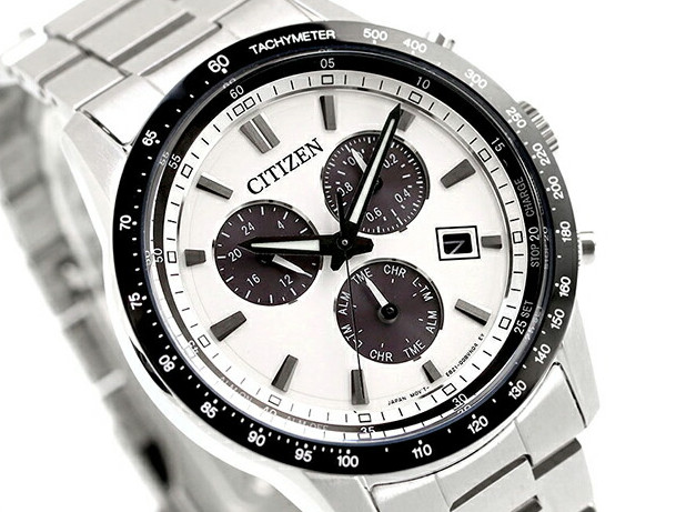 Citizen Collection White Dial Perpetual Calendar BL5614-59A Alarm Men’s Watch