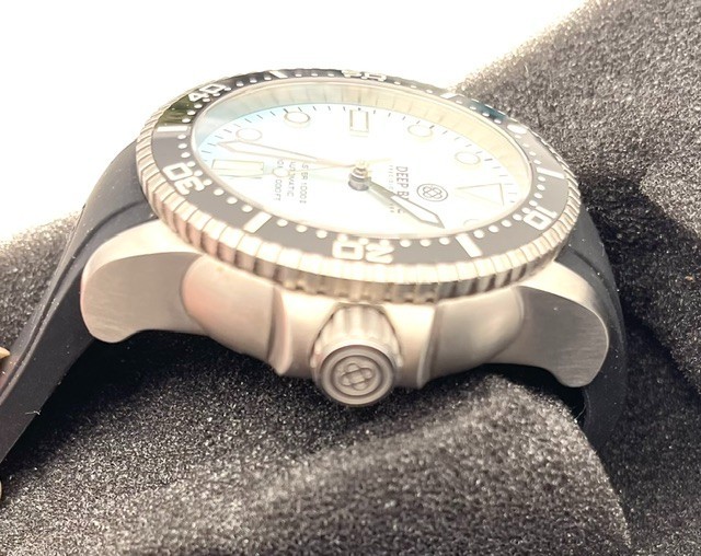 Deep Blue Master 1000 II Automatic Diver — White Mother of Pearl Dial (100% Unwo