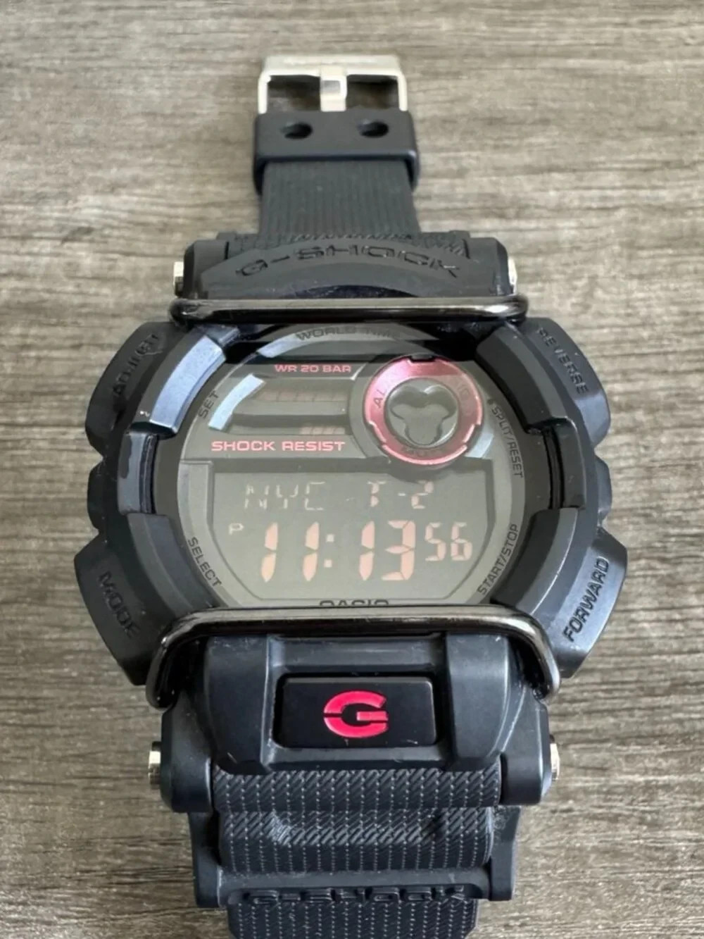Used Casio G-Shock GD-400 Series GD400-1 Digital Watch
