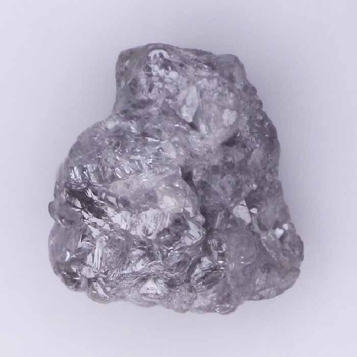 Rare 2.15 Carat Natural Loose Rough Raw Blackish Color Diamond For Jewelry