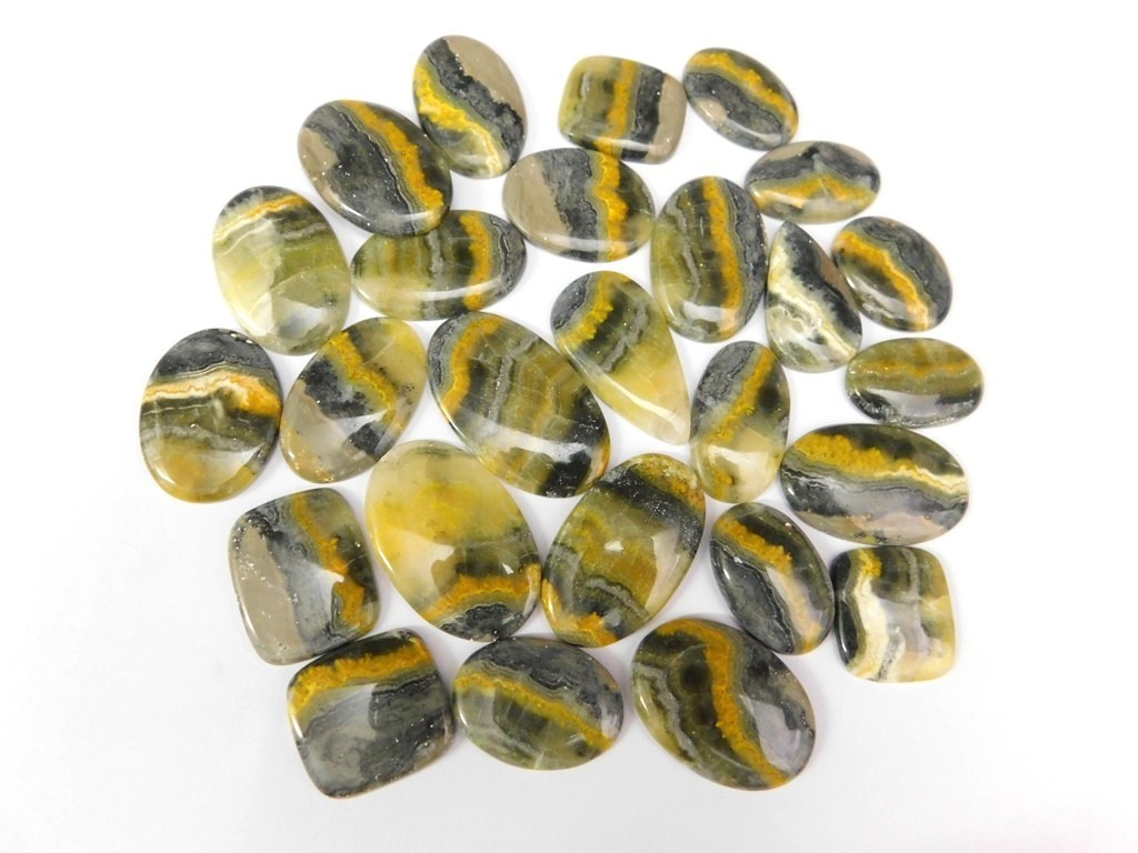 Natural Bumblebee Jasper For Earring, Pendant, Necklace Jewelry Making 71467