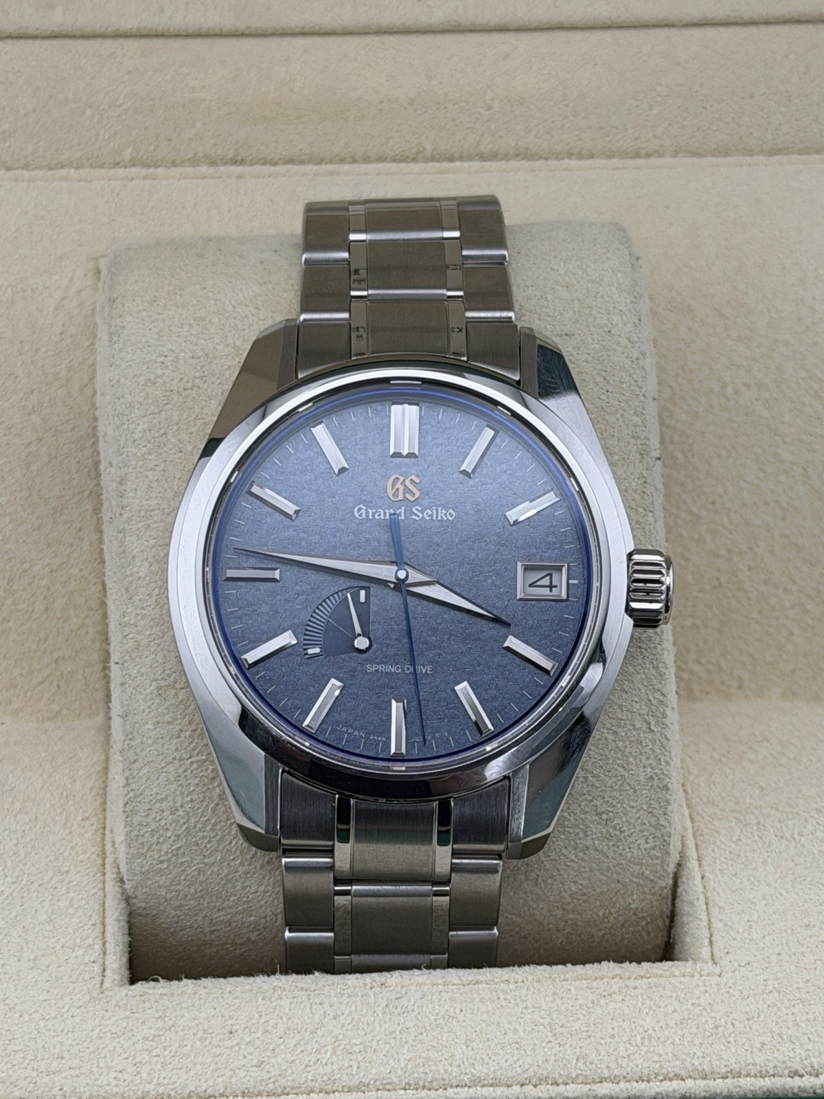 2024 Grand Seiko Blue Kirazuri 40mm Stainless Steel Automatic Watch SBGA507 B+P