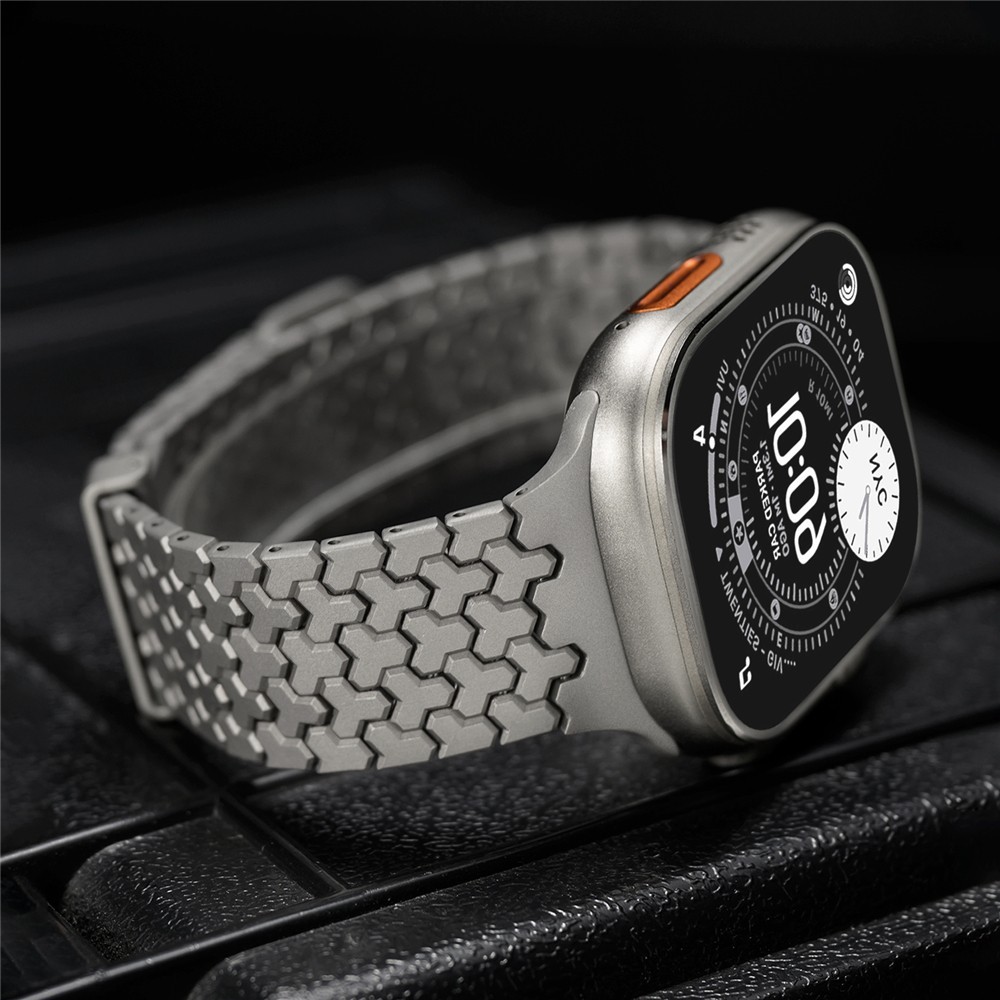 Magnetic Stainless Steel Bracelet Band for Apple Watch Ultra 3 2 1 49mm S11 10 9