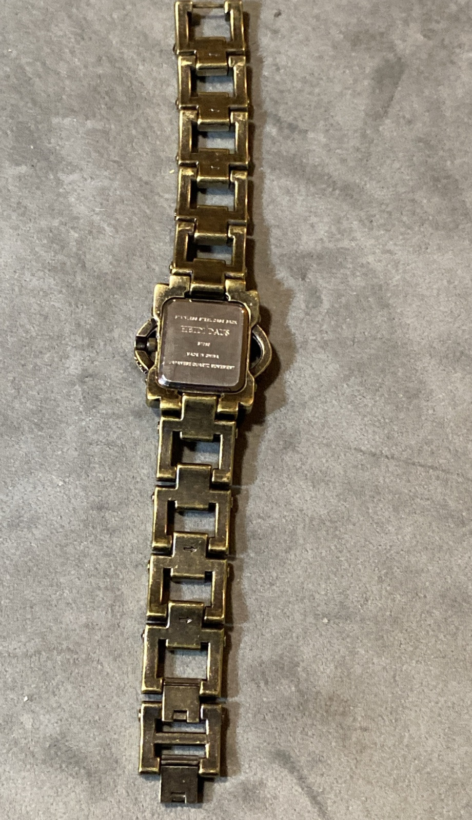 Heidi Daus Women’s Bracelet Watch Rectangle Art Deco Swarovski Crystals NEW