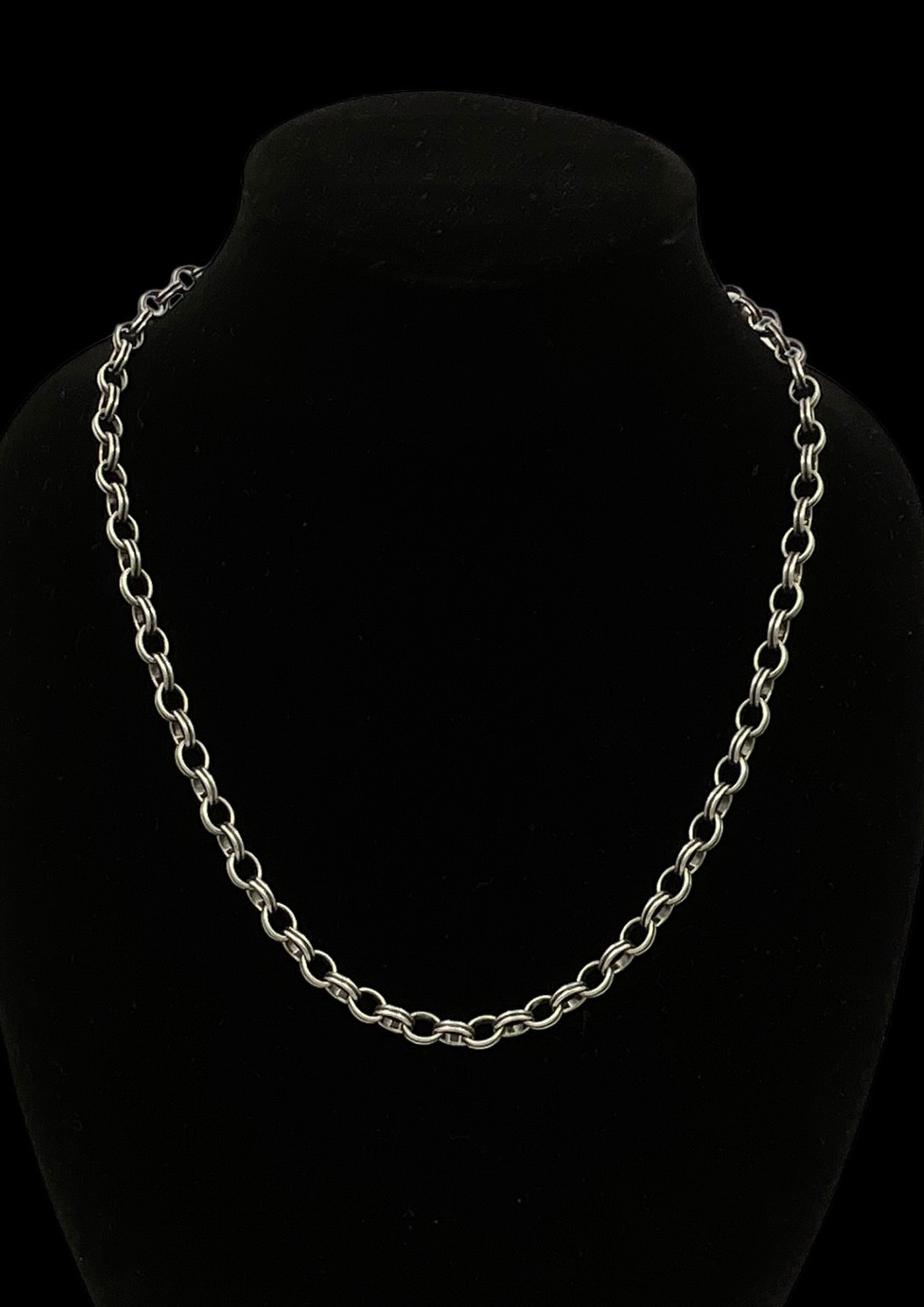 William Henry ‘Juno’ Sterling Silver Cable-Link Necklace — Men’s
