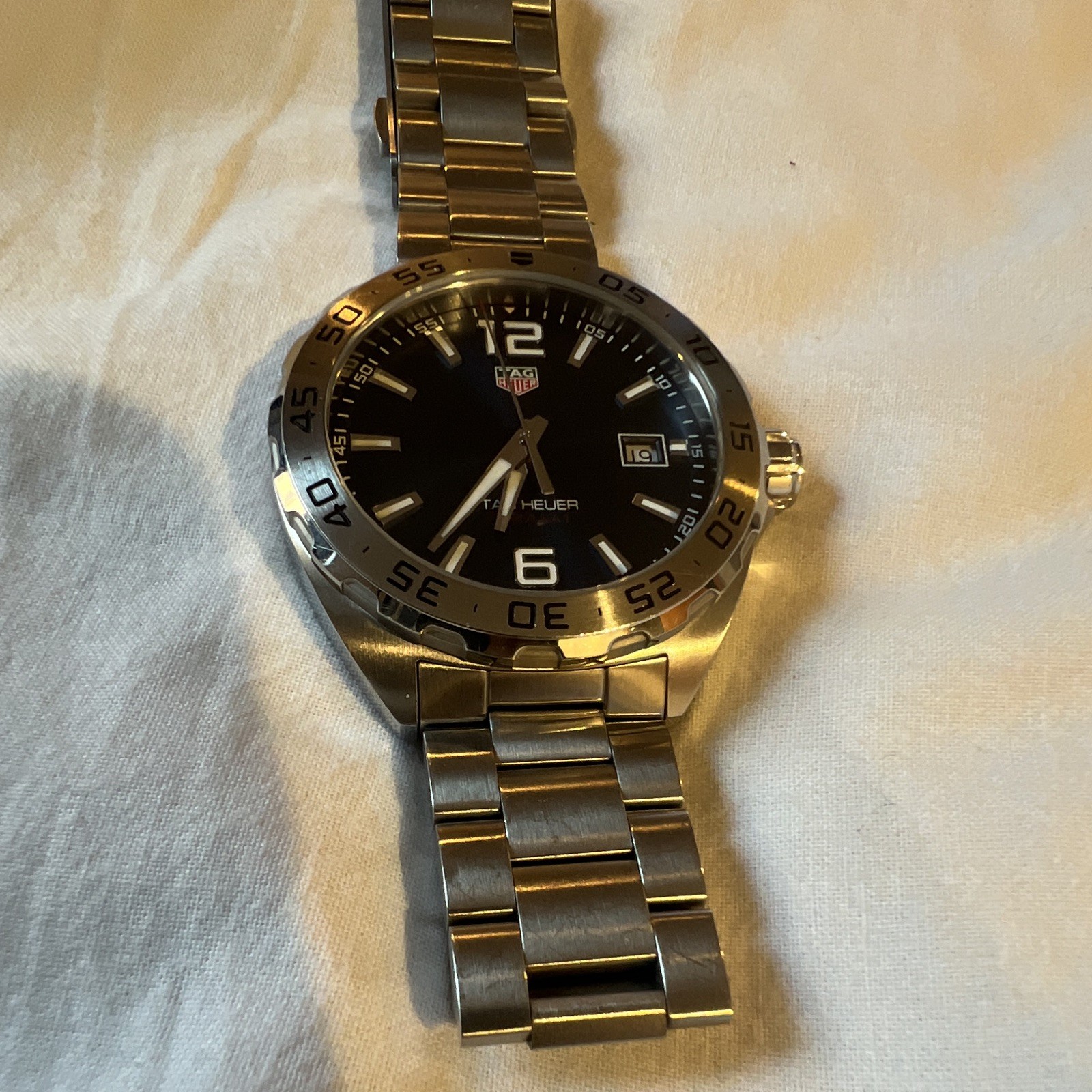 TAG Heuer Formula 1 Quartz 41mm Blue Dial Date Steel Bracelet 200m