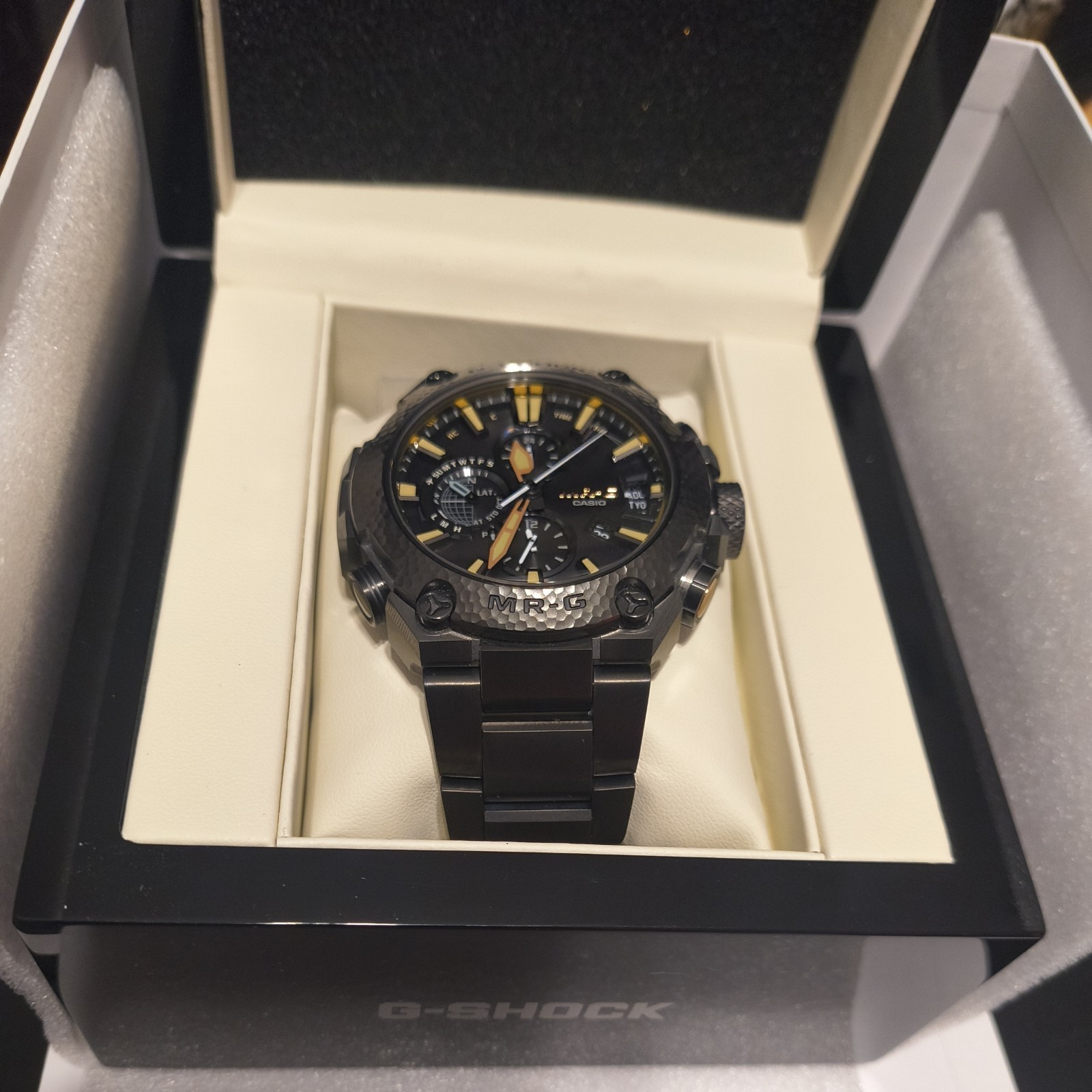 Casio G-SHOCK MRG-G2000HB-1AJR GPS Solar Bluetooth Black Dial 49mm /w Box