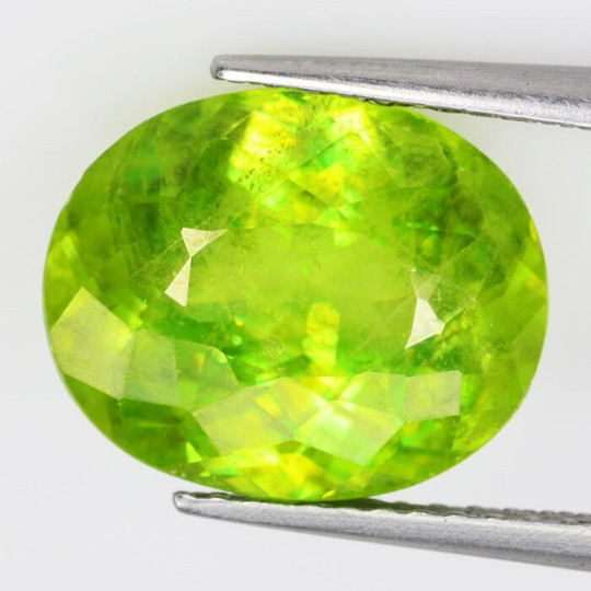 6.46 Ct & 12.37×10.40×6.88 mm_ GIT CERTIFIED NATURAL SPHENE TITANITE GEMSTONE’S