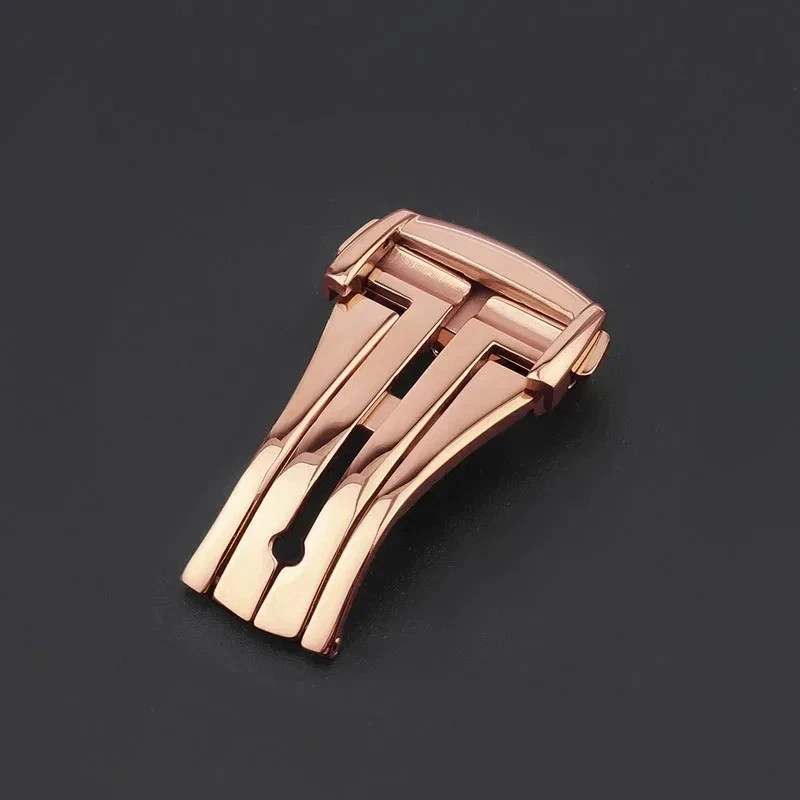 18mm 20mm Stainless Steel Deployment Watch Clasp Single Fold Deployant Buckle