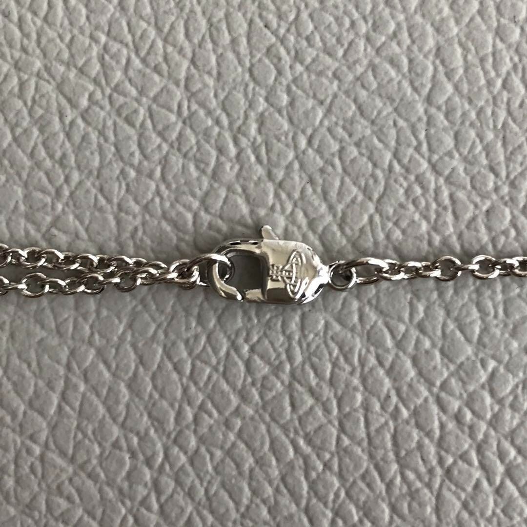 Vivienne Westwood Necklace Petite Orb Rhinestone Women fashion Accessory Silver