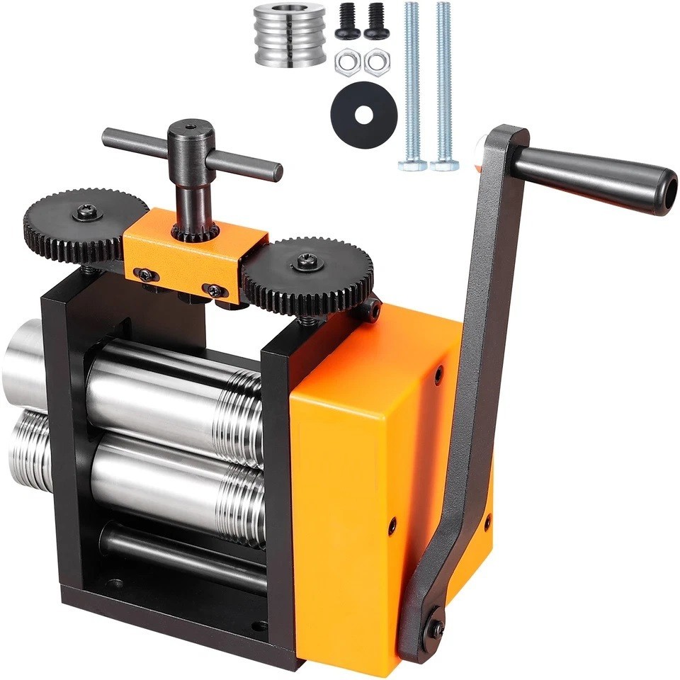 Rolling Mill 2.95″/75 mm Jewelry Rolling Mill Machine 1: 2 Gear Ratio